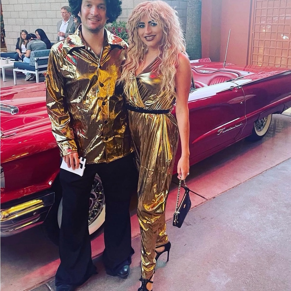 Gold Metallic Jumpsuit